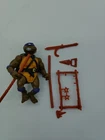 1988 Vintage TMNT Hard Head Donatelo Figure Playmates w/ belt + Weapons