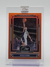 STEVE NASH 2024-25 PANINI ONE AND ONE LEGENDS ORANGE #177 SUNS /49 Q3133
