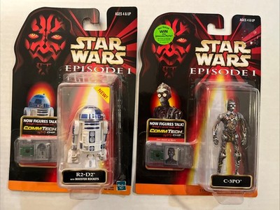Star Wars Episode I the Phantom Menace R2-D2 w/Booster Rockets C-3PO Sealed