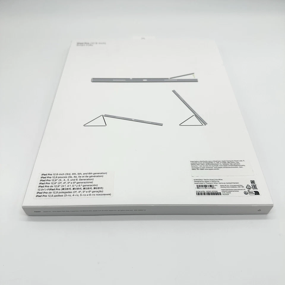 Apple iPad Pro Smart Folio for iPad Pro 12.9-inch (6th, 5th, 4th, 3rd Gen White - Image 4 of 4