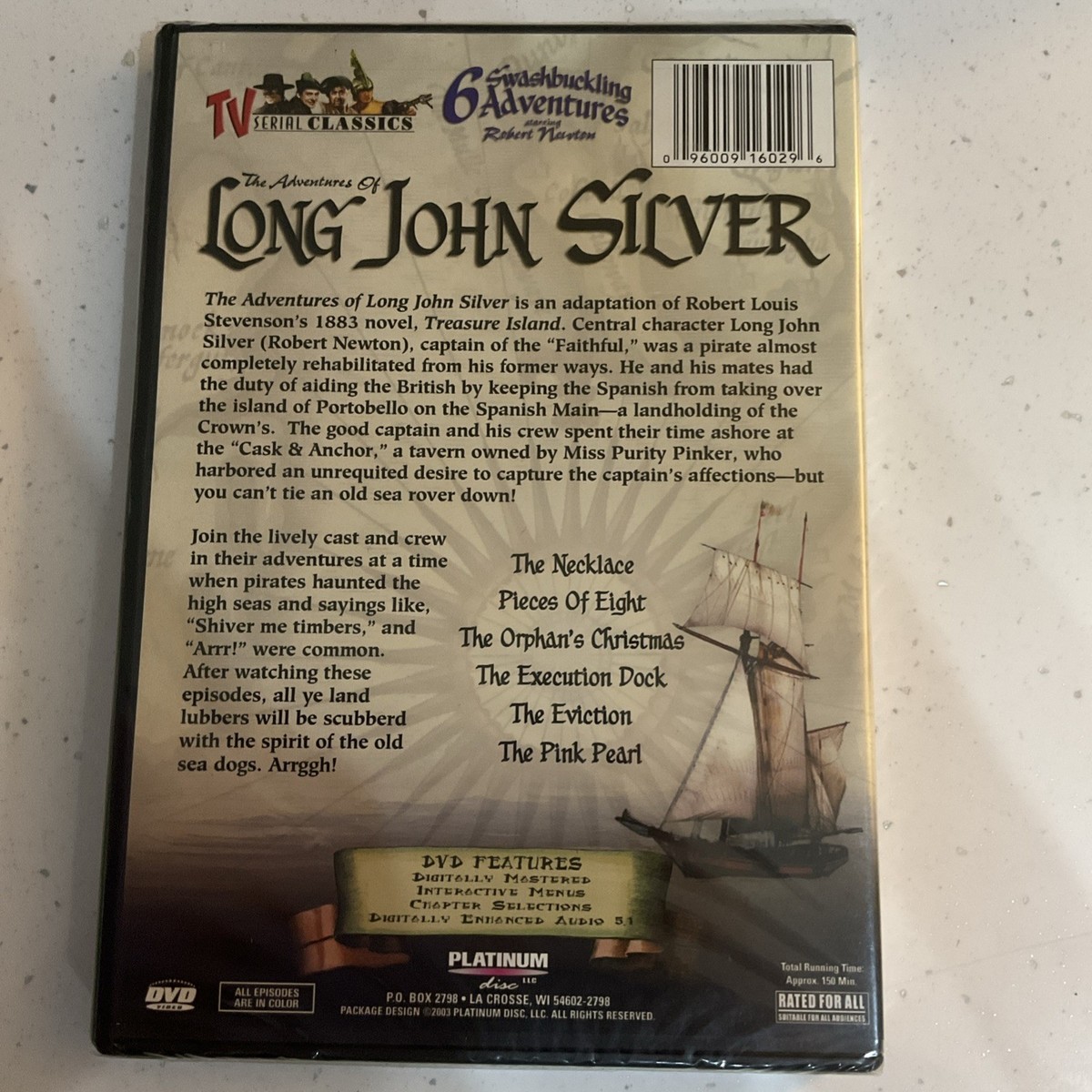 TV Serial Classics - The Adventures Of Long John Silver (DVD
