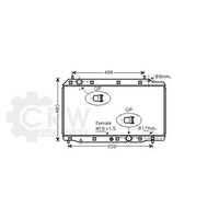 KüHler MotorküHlung FüR Honda CR-V II 2.2 Ctdi Bj.05-06