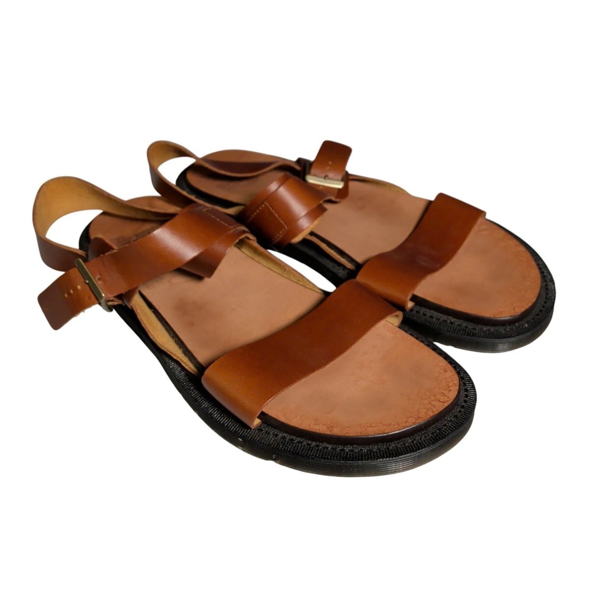 Dr Martens Kennet Sandals Mens Size 13 Brown Buckle Strap  display picture 3