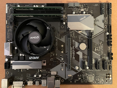 Combo] ASUS PRIME B450-PLUS ATX | AMD Ryzen 5 2600 AM4 CPU | 16GB