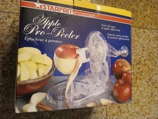 New Starfrit Apple Pro-Peeler With Spike Holder 3 Blades