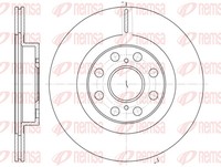 Remsa 2X Bremsscheibe Hinten Ø262.6 Mm FüR Toyota MR 2 III ZZW3_ 1.8 16V Vt-I