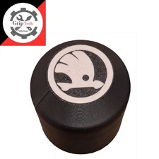Skoda Tow Bar 50mm Ball Cover/Cap for Your Car, solid Black/White