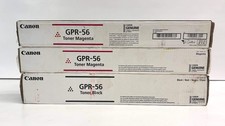 3 Cosmetic Genuine Canon IR C7565i,C7580i Magenta Black Toners GPR-56MMK