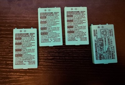4x Genuine Nintendo OEM Game Boy Advance SP Battery AGS-003 600mAh Lot