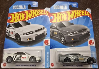Hot Wheels 2024 Nissan Skyline GT-R (BCNR33) Godzilla HW J-Imports
