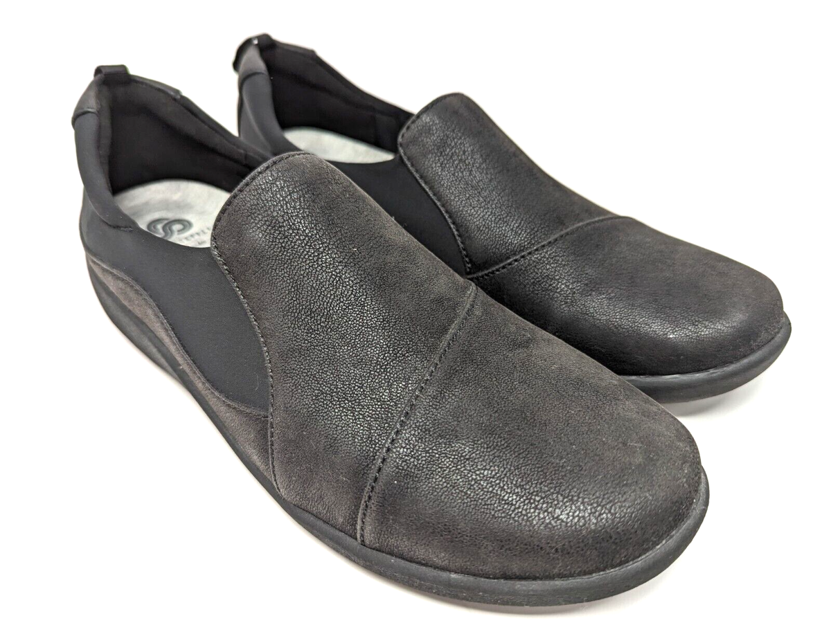 Clarks Cloud Steppers Shoes Womens Comfort Slip On Loafers