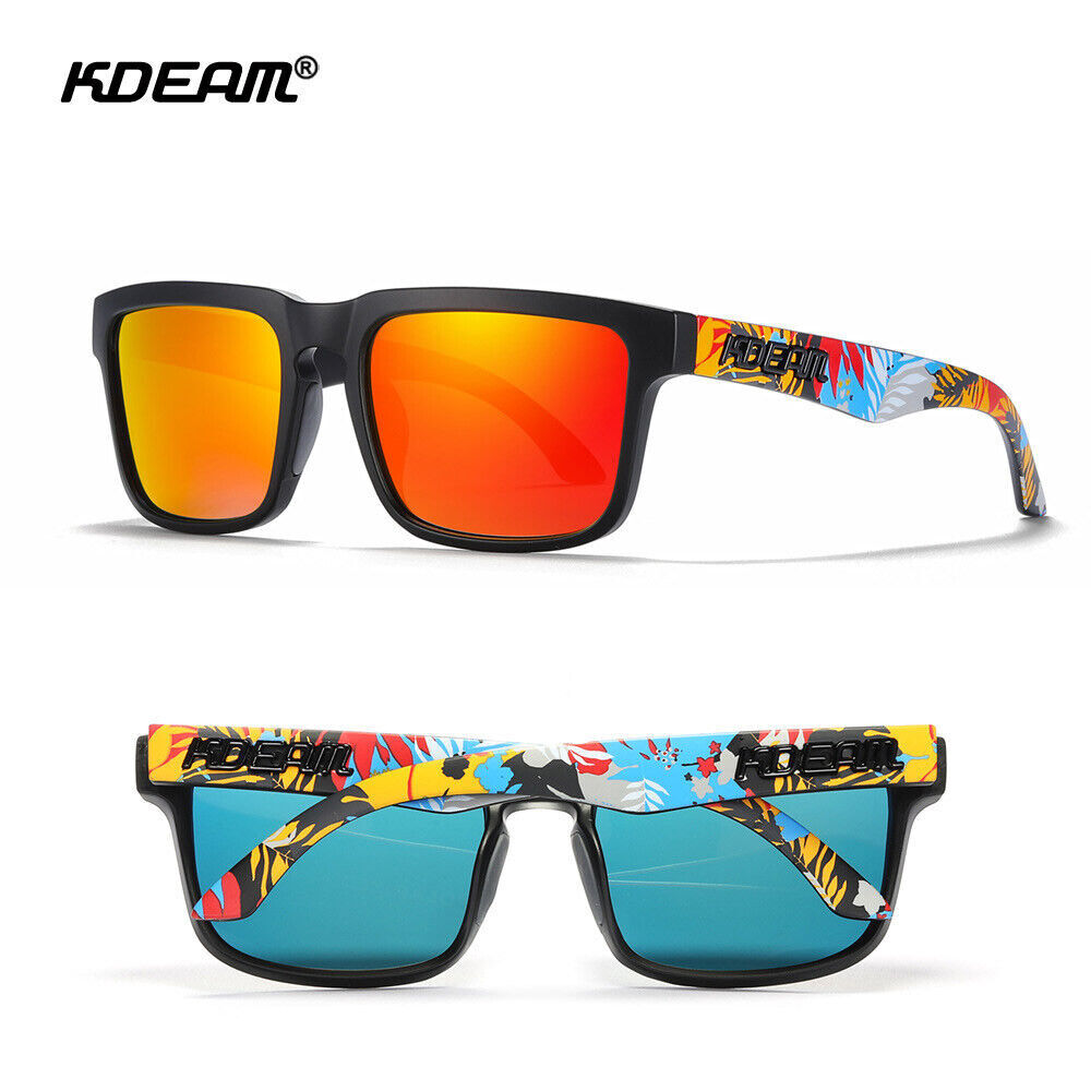 KDEAM Sports Polarized Sunglasses For Men Women – UV400 Reflective Driving Shades