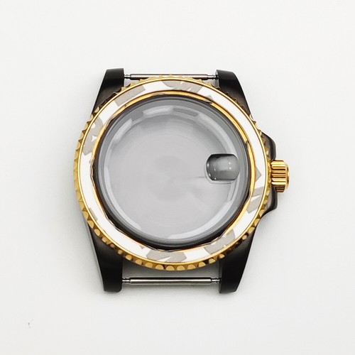 Funda de reloj de acero inoxidable de 40 mm con espejo de zafiro para movimiento NH35 - Imagen 20 de 26