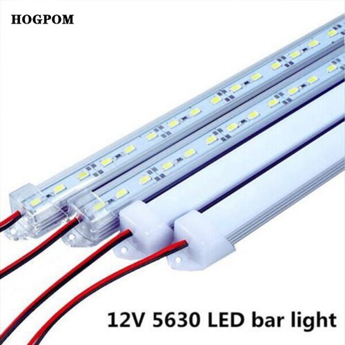 1-5pcs 29cm DC12V SMD 5630 21led Bar Rigid LED light U Aluminum shell + PC cover - Picture 2 of 6