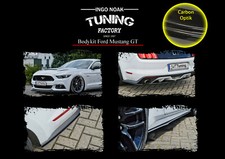 Bodykit Frontspoiler Diffusor Schweller aus ABS für Ford Mustang GT Carbon Optik Bodykit Frontspoiler Diffusor Schweller aus ABS für Ford Mustang GT Carbon Optik