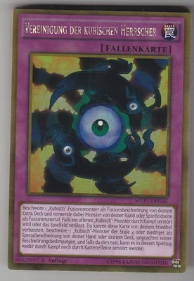 YU-GI-OH Vereinigung der Kubischen Herrscher Gold Rare MVP1-DEG45
