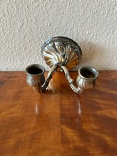 Wandleuchter Leuchter Kerzenleuchter  versilbert guter Zustand