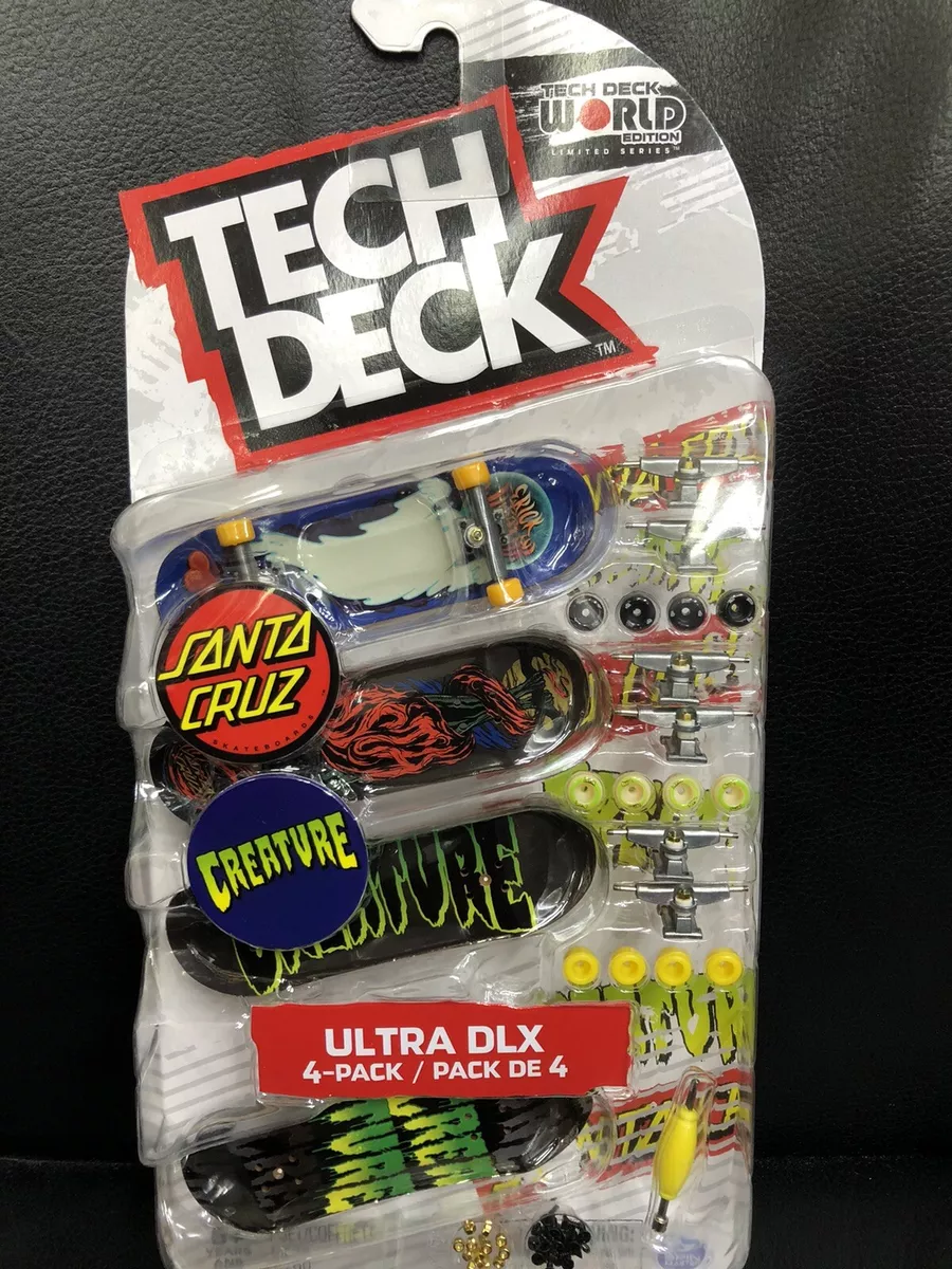 Tech Deck DLX 4-Pack Fingerboards