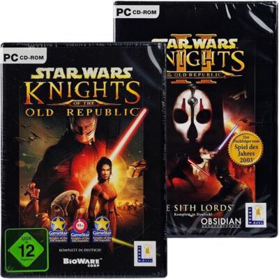 Star Wars Nights I & II of The Old Republic PC Spiel Computer OVP SEALED NEU