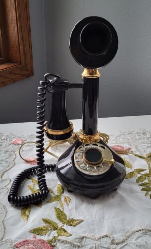 Vintage Candlestick Phone Dated 1973 Great Display Piece