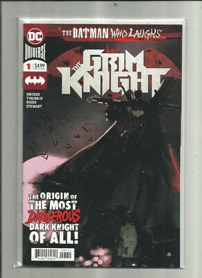 THE BATMAN WHO LAUGHS: THE GRIM KNIGHT # 1. JOCK COVER. DC COMICS.
