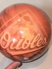 Rare Baltimore Orioles Bowling Ball