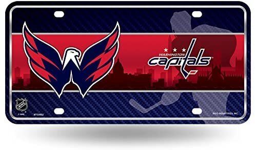 Washington Capitals Metal Auto Tag License Plate, City Design, 6x12 Inch - Picture 1 of 1