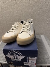 Dockers Mens Frisco Vegan Textile Casual Lace Up Boat Inspired Sneaker Size 8