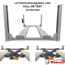 Triumph 32,000lb Heavy Duty 4-Post Lift NTR-32 & 2x 15,000lb Rolling Jacks