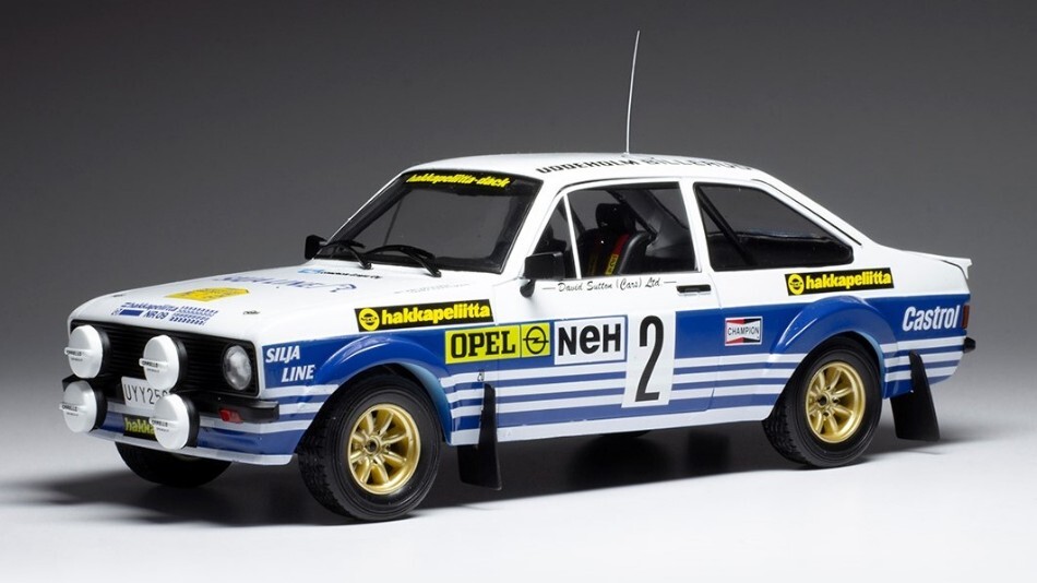 ミニカー ixo MODELS FORD ESCORT MKII Rally Car Model Scale 1:18 Ixo FORD ESCORT MK II RS 1800