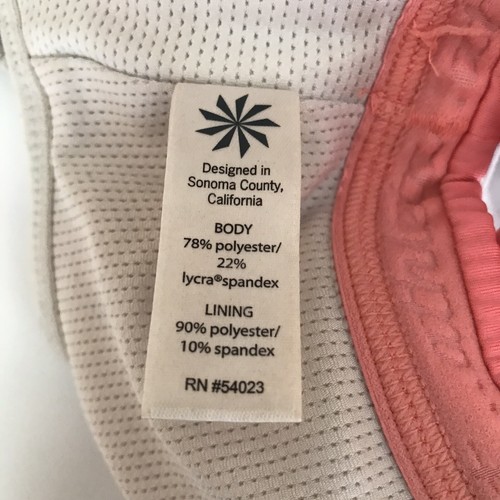 Athleta Triple Dare Sports Bra Pink Gray White Size XS XSmall - Picture 10 of 10