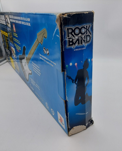 Chitarra wireless originale Rock Band PS2/PS3 Harmonix Fender bianco e nero 822151 - Foto 19 di 19