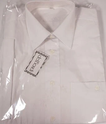 Original Del Bondi Classique Chemise Homme Blanc Business Gr. 40/15 3/4 T : - Photo 1/4