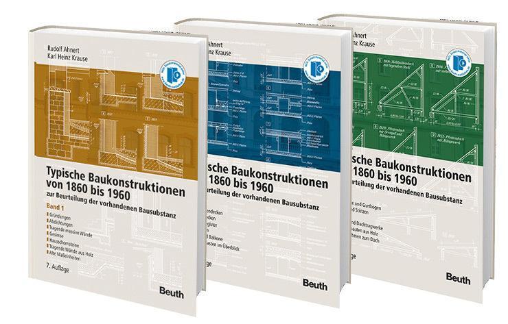 Thumbnail - Typische Baukonstruktionen Von 1860-1960. Buchpaket/ 3 Bde. Karl Heinz