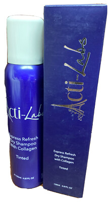 New Acti-Labs Express Refresh Dry Shampoo w/ Collagen Tinted 4.8 fl oz