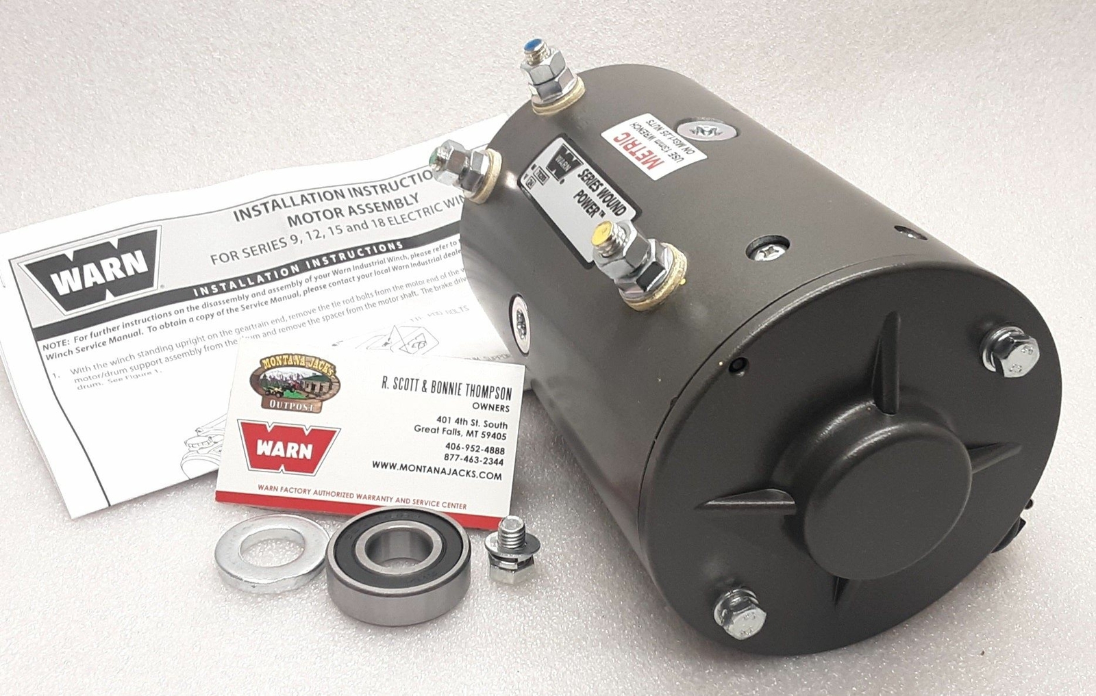 WARN 78847 Winch Motor, 24v, for M12000, M15000, Series 15 eBay