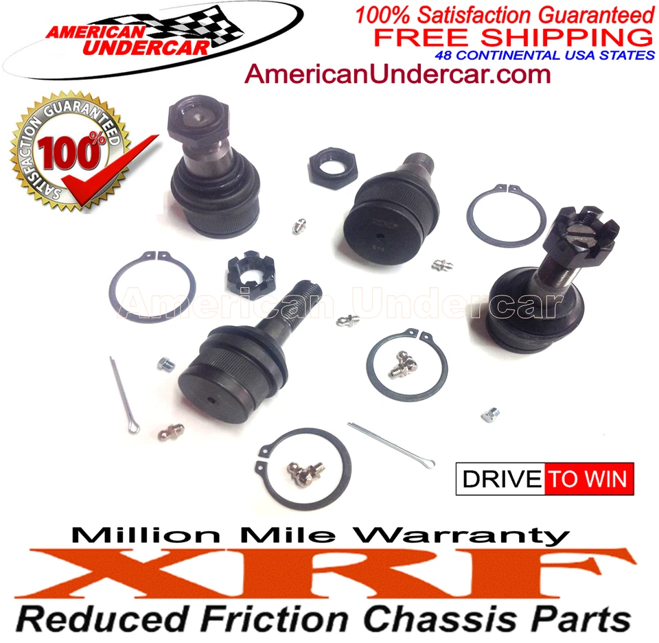 Kit de suspensión rótula superior e inferior XRF Ford F250 F350 Super Duty 80-97 Foto 2 de 4
