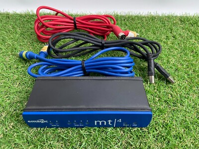 Emagic MT4 USB Midi Interface mit Kabeln