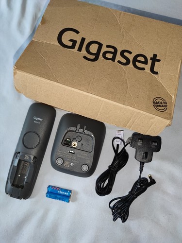 GIGASET EASY H E294, CORDLESS TELEPHONE, BIG BUTTON, LARGE DISPLAY + BATTERIES. - Zdjęcie 9 z 16