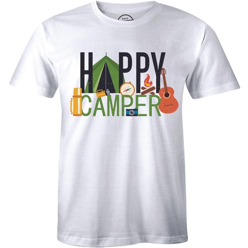 Happy Camper Shirt Funny Camping T 