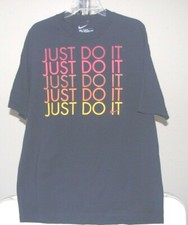 Nike Vintage Blue Just Do It Extra Large T-Shirt
