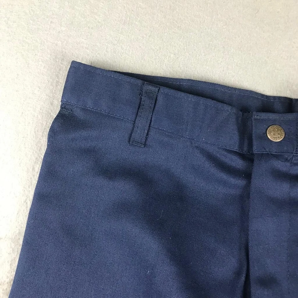 Boy Scouts Of America 裤子成人 22 蓝色制服未完成下摆腰围 31 全新带标签 — 第 2/4 张图片