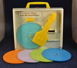 music box record player