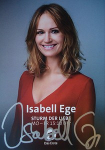 Details Zu Isabell Ege Sturm Der Liebe Ak Orig Signiert 0204 - 