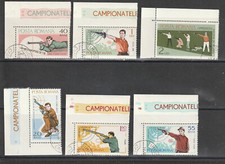 Romania 1965 Stamped European Championships in Shooting Set 19
