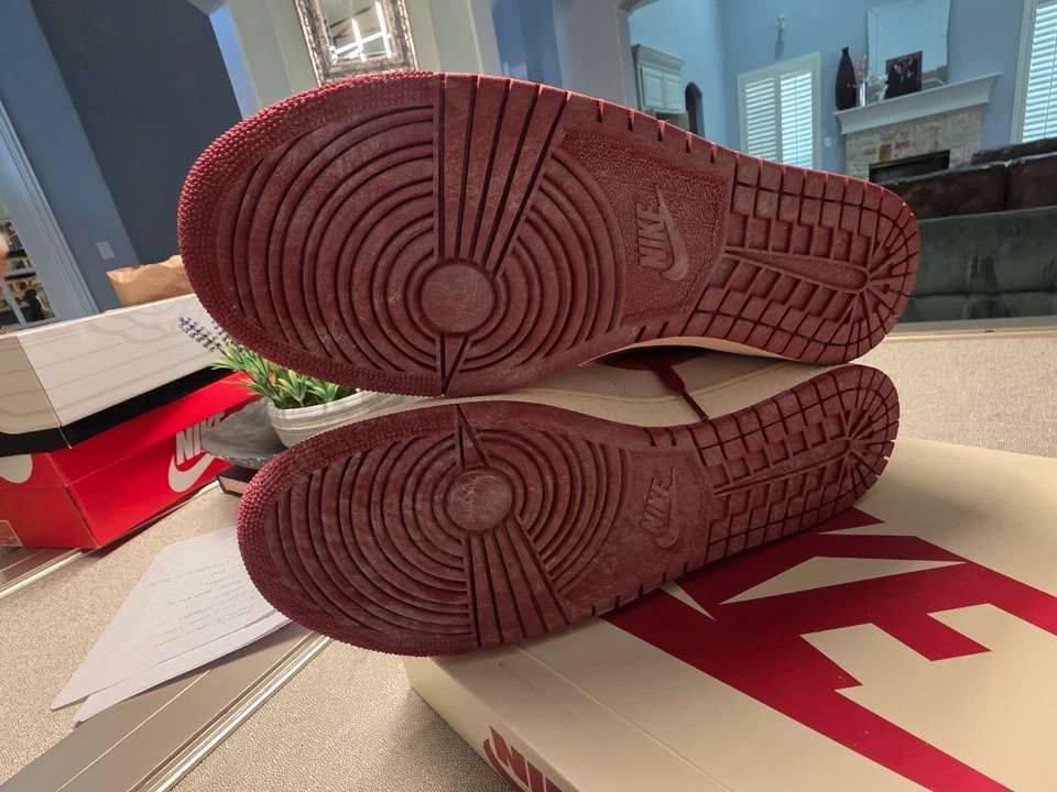 Air Jordan Air Ship PE SP "EVERY GAME DUNE RED" 2023 - Size 12.5 - dz3497 106 - Image 3 of 4