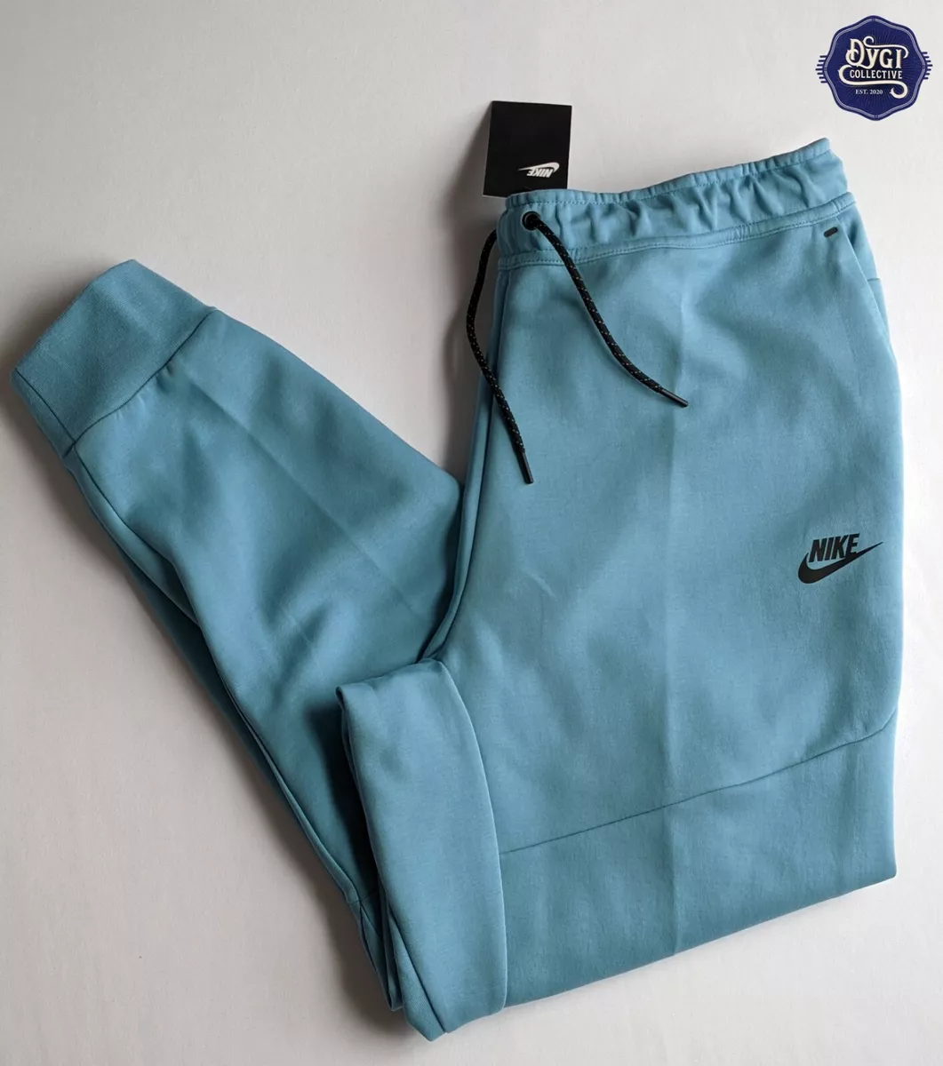 New Nike Sportswear Tech Fleece Light Blue Joggers Men s Sz XL