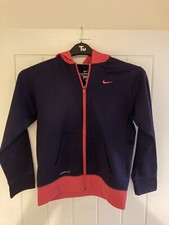 Nike Therma Fit Purple Neon Pink Track Jacket (medium)