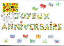 3046+ FDC  CARTE 1er JOUR    JOYEUX  ANNIVERSAIRE