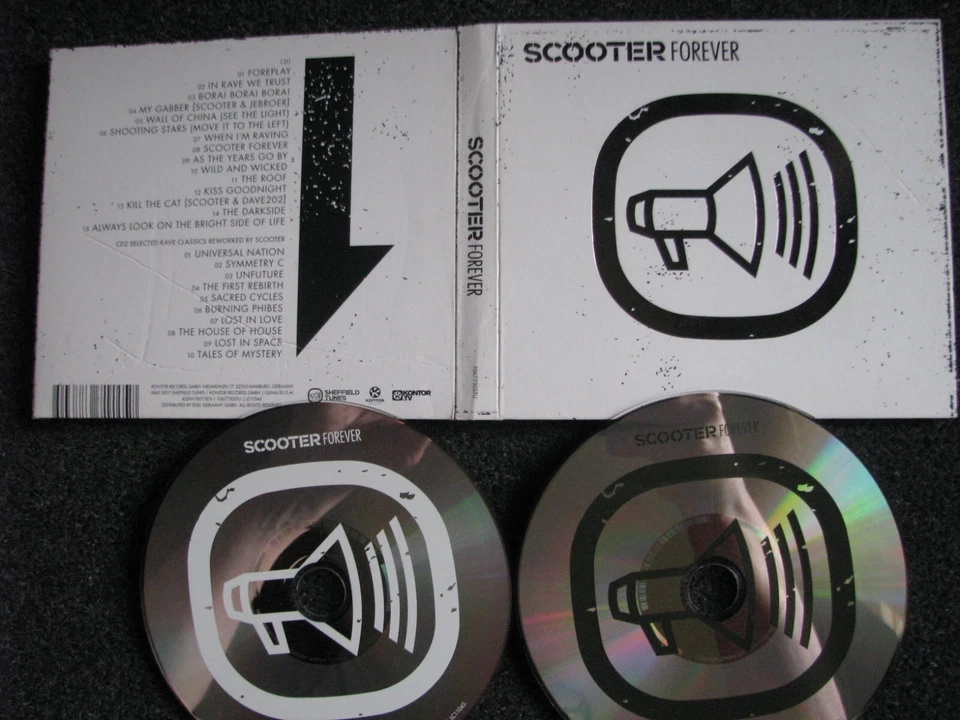 Scooter-Forever CD-2 CDs-Digipack-2017 Germeny-Sheffield Tunes-Kontor